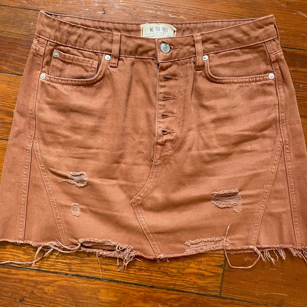 Free people mini skirt